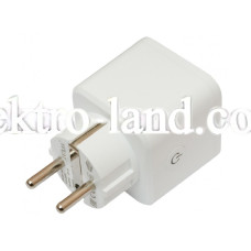 Умная WIFI розетка с заземлением LUXEL sm-05 белая